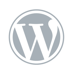 WordPress icon representing skills and tools by iamfongfong